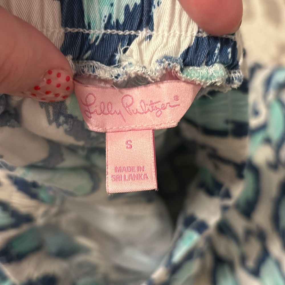 Lilly Pulitzer Drawstring Pants- Size Small - image 3